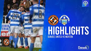 Dundee United vs Greenock Morton  cinch Championship  Match Highlights [upl. by Nida]