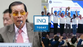 Enrile Reyes Napoles cleared of plunder in pork barrel case  INQToday [upl. by Atinus]