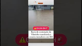 A forte chuva da tarde desta quartafeira provocou alagamento na avenida Vilarinho em Venda Nova [upl. by Forland]