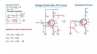 JFET DC Biasing  Fixed Bias Self Bias Voltage Divider Bias [upl. by Alesi829]