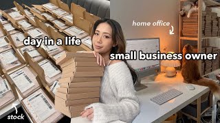 STUDIO VLOG 📦 a day in a life as a small business owner packing orders shoplife update [upl. by Sennahoj764]