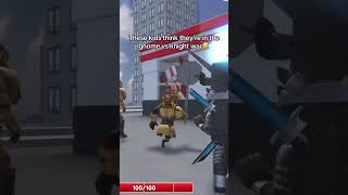 Gnome vs knight war in Roblox [upl. by Willner]