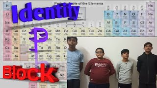 identify P block elements [upl. by Repooc477]