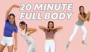 20 Min Full Body Workout  All Standing No Repeats  No Equipment [upl. by Oiluj]