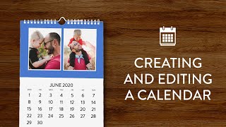 Creating and editing a calendar in Snapfish [upl. by Hasin763]