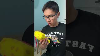 TRUTH BEHIND THIS HAUNTED SPONGEBOB DOLL PT2 😱 CLICK ABOVE 👆🏻 FOR NEXT PART shorts [upl. by Rorie]