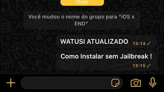 como INSTALAR o WATUSI no iOS método atualizado 2024  Sem Jailbreak [upl. by Ofilia]