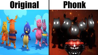 Backyardigans Original VS Backyardigans Phonk [upl. by Sew888]