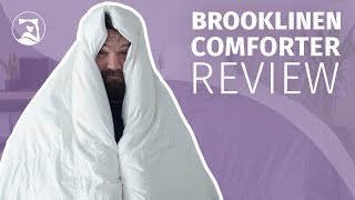 Brooklinen Down Comforter Review  True Luxury [upl. by Lledo861]