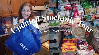 Stockpile Tour 2024Stockpile OrganizationEmergency Prepper Pantry Shop [upl. by Joni]