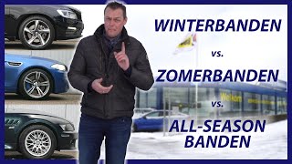 WINTERBANDEN vs ZOMERBANDEN vs ALLSEASON BANDEN  Autobedrijf Vossestein [upl. by Reimer]