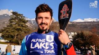 GlaGla race 2017 over 300 paddlers from a drone  Talloires Lake Annecy [upl. by Frodina378]