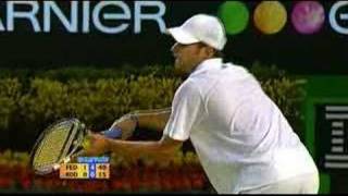 The proof of Federers genius  Federer Vs Andy Roddick [upl. by Asenej910]