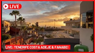 🔴LIVE a lovely SURPRISE in Costa Adeje amp Fanabe Tenerife evening walk ☀️ Canary Islands [upl. by Parke]