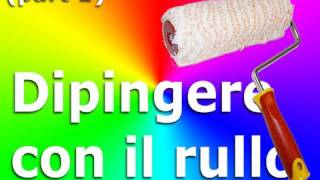 Come dipingere soffitto con il rullo parte 1 [upl. by Etireuqram]