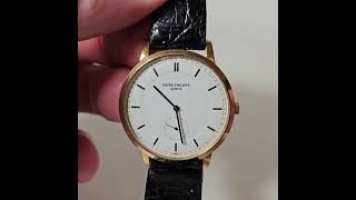 Patek Philippe Calatrava 3893  gold manual [upl. by Llirret]