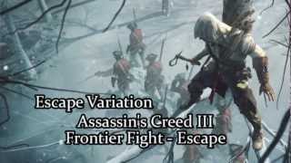 Assassins Creed III Unreleased Soundtrack  Frontier Fight  Escape HQ [upl. by Acirtap]