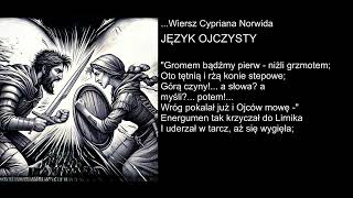 Wiersz Cypriana Norwida  JĘZYK OJCZYSTY [upl. by Aneetsirhc]