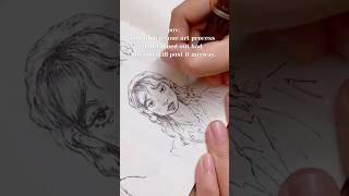 Drawing curly hair portrait sketchbookdrawing pencilsketch [upl. by Limann]