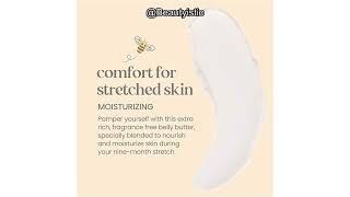 Is Burts Bees Mama Belly Butter Worth It Honest Review of This Stretch Mark Cream [upl. by Anahpos178]