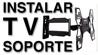 Como instalar soporte TV en la pared 26quot60quot [upl. by Joye]