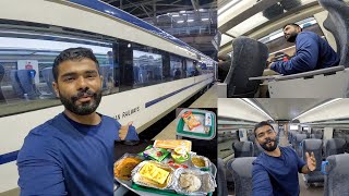 VANDE BHARAT Executive Class journey with Unlimited Food  Luxury Train Ride [upl. by Hennebery]