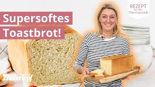 Super softes Sandwich Toastbrot 🥪  Thermomix® Rezept 🍞 [upl. by Rednael956]