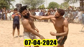 New Kabaddi Match 2024  Javed Iqbal Jatto Vs Bumsi  Open Kabaddi Match on EID April 2024 [upl. by Arlan]