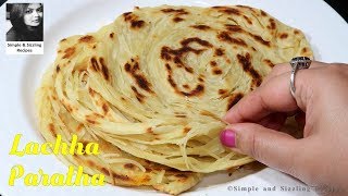 Lachha Paratha  লাচ্ছা পরোটা বানানোর সহজ পদ্ধতি  Multi Layered  Lachha Paratha Recipe In Bengali [upl. by Ranzini]