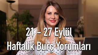 21  27 Eylül Haftalık Burç Yorumları  Hande Kazanova ile Astroloji [upl. by Yregerg]