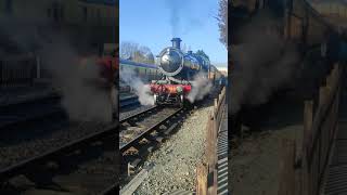 3850 Departs Toddington on the Gloucestershire and Warwickshire Railway [upl. by Toogood]