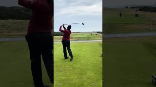 Matthieu Pavon Driver Down the line 2nd Serve  Provisional St Andrews 2024 hole 13 day 4 golf [upl. by Ahsias]