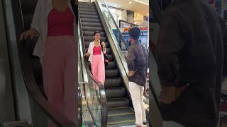 Bag snatching prank 🤣🤣 prank escalator comedy reaction masti funny [upl. by Miche]