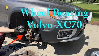 Front wheel bearing replacement on Volvo XC70 P3 Platform [upl. by Tsai]