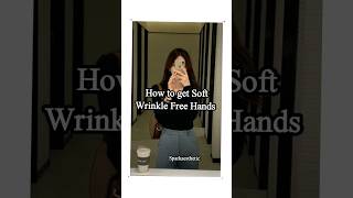 How to get Soft Wrinkle Free Hands 🌷  hands skincare shorts glowup fyp viral [upl. by Leiahtan]