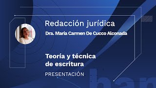 Redacción jurídica Teoría y técnica de escritura  Seminarios Hammurabi [upl. by Healy845]