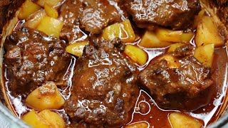 SLOW COOKED OXTAIL  OVEN COOKED OXTAIL  OXTAIL RECIPE  OXTAIL STEW [upl. by Nosyd]