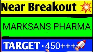 MARKSANS PHARMA SHARE LATEST NEWS TODAYMARKSANS PHARMA SHARE TARGETMARKSANS PHARMA SHARE ANALYSIS [upl. by Pence]