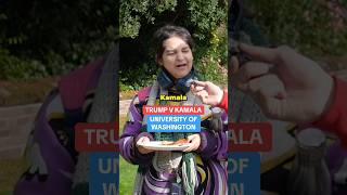 Trump V Kamala Washington Edition universityofwashington trump kamalaharris election2024 [upl. by Neumann856]