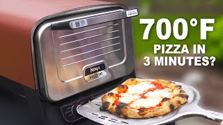 Outdoor Oven  How to Make Back to Back Pizzas with the Ninja Woodfire™ Outdoor Oven [upl. by Asiral]