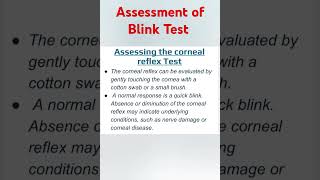 Assessment of corneal blink test  blink reflex in newborn [upl. by Lednem]