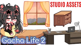 Gacha life 2 November Update Studio Assets Part  3 [upl. by Mazonson]