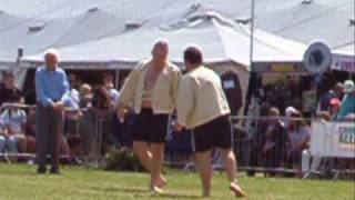 Cornish Wrestling Demonstration at Royal Cornwall Show 2008 [upl. by Ignatz]