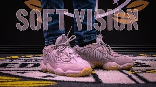 ADIDAS YEEZY 500 SOFT VISION  ON FEET [upl. by Sorensen]