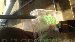 Video Demo Presentation Rain Water Micro Hydro Power Generator [upl. by Nnovahs]