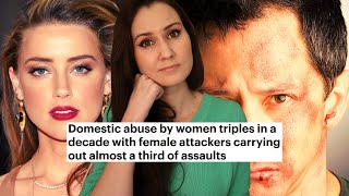 Apparently VIOLENT and ABUSIVE women are less harmful Amber HeardJohnny Depp case study [upl. by Chaddie]