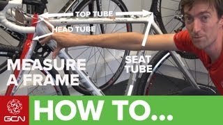 Road Bike Fit  How To Measure A Bike Frame [upl. by Ancel]