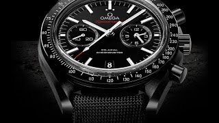 Omega Speedmaster Dark Side Of The Moon Watch Story  aBlogtoWatch [upl. by Moyers]