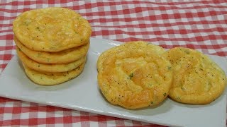 Receta super fácil de PAN NUBE sin harina Cloud Bread [upl. by Yrruc]