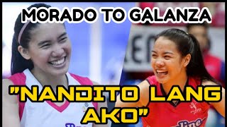 quotNANDITO LANG AKO  JIA  SUPPORTIVE FRIEND MESSAGE TO JEMA GALANZA  joustvolley [upl. by Joellen]